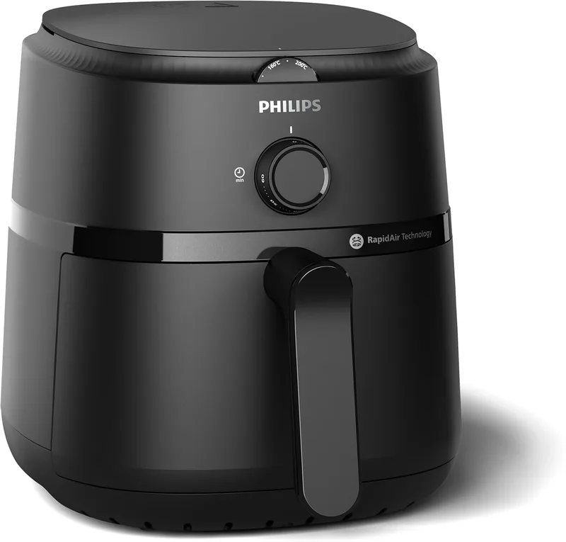 Philips 1000 Series Airfryer - NA120/00 - Draaiknopbediening - 4.2L - Tot 4 Personen von Philips in Schwarz – Produktfoto