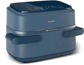 Philips 1000 series NA156/60 - Dubbele airfryer - Heteluchtfriteuse - Vrijstaand - 7,1l - 2450 W by Philips in Kleurloos – product photo 1 of 2