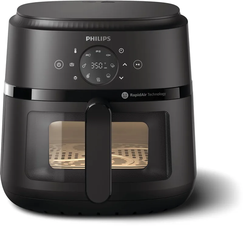 Philips 2000 Series Airfryer - NA230/00 - Kijkvenster - RapidAir - 6.2L - Tot 5 Personen von Philips in Schwarz – Produktfoto