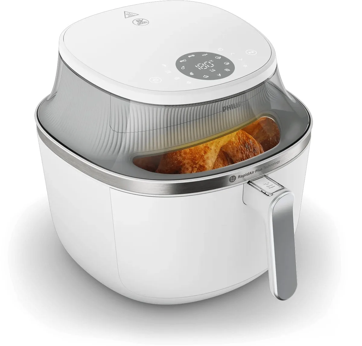 Philips 3000 Series Airfryer - NA331/00 - Kijkvenster - RapidAir - 6.2L - Tot 5 Personen - Wit van Philips in Licht – productfoto