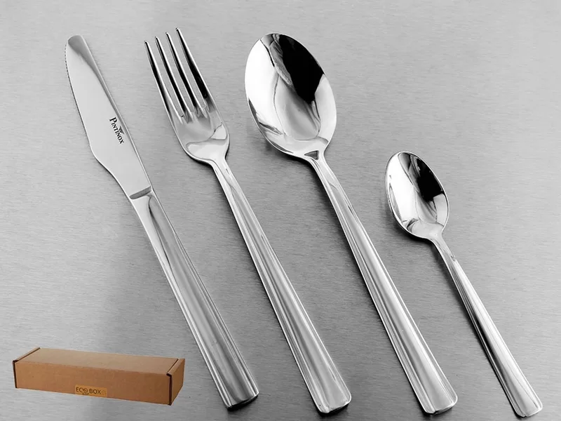 Aida Bestekset 24 Delig voor 6 Personen - RVS 2.0mm de Pintinox en Argent – photo produit