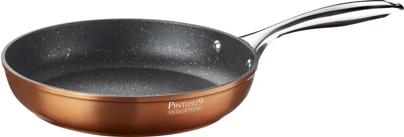 Materic - Braadpan 30cm - Antikleef - Voor gas-, keramische, elektrische, stralings- of inductiekookplaten - Koperkleurig by Pintinox in Black – product photo