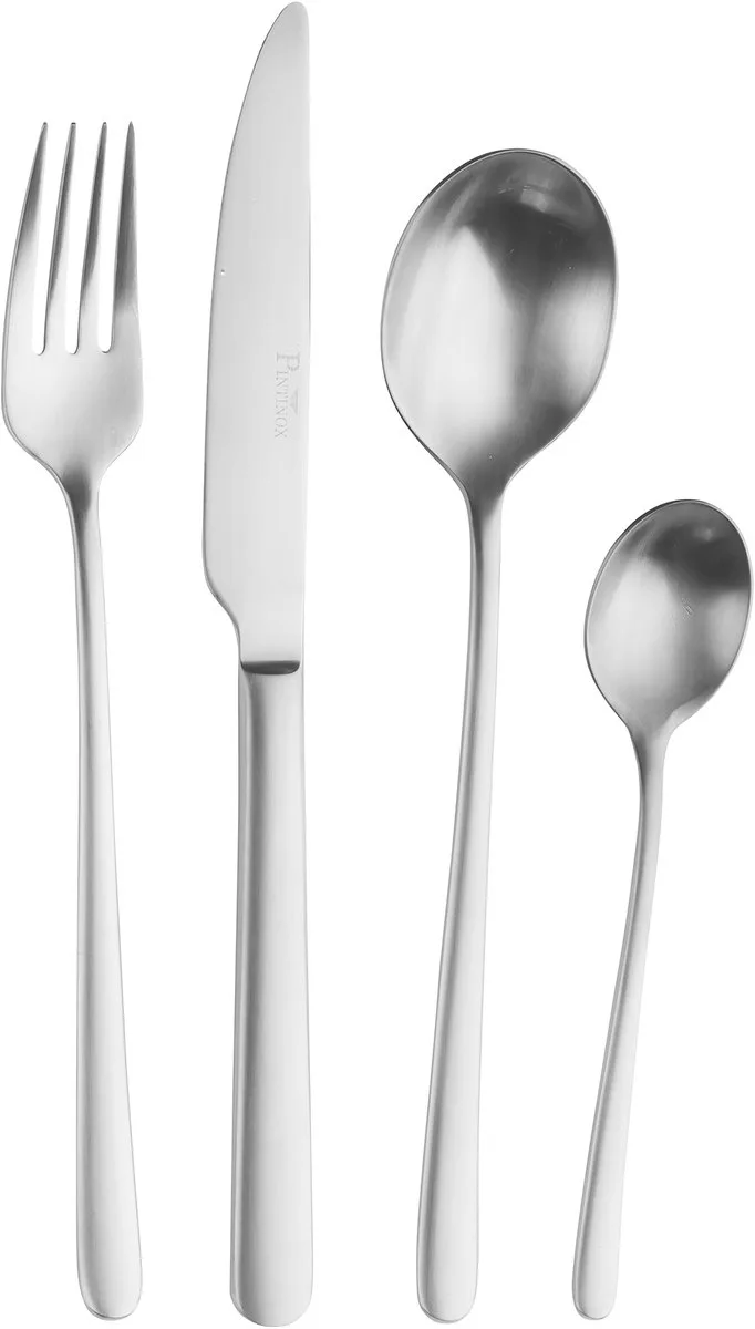 Sky Satin - Bestekset 6 persoons 24 delig - hooglans rvs fra Pintinox i Zilver grijs – produktbillede
