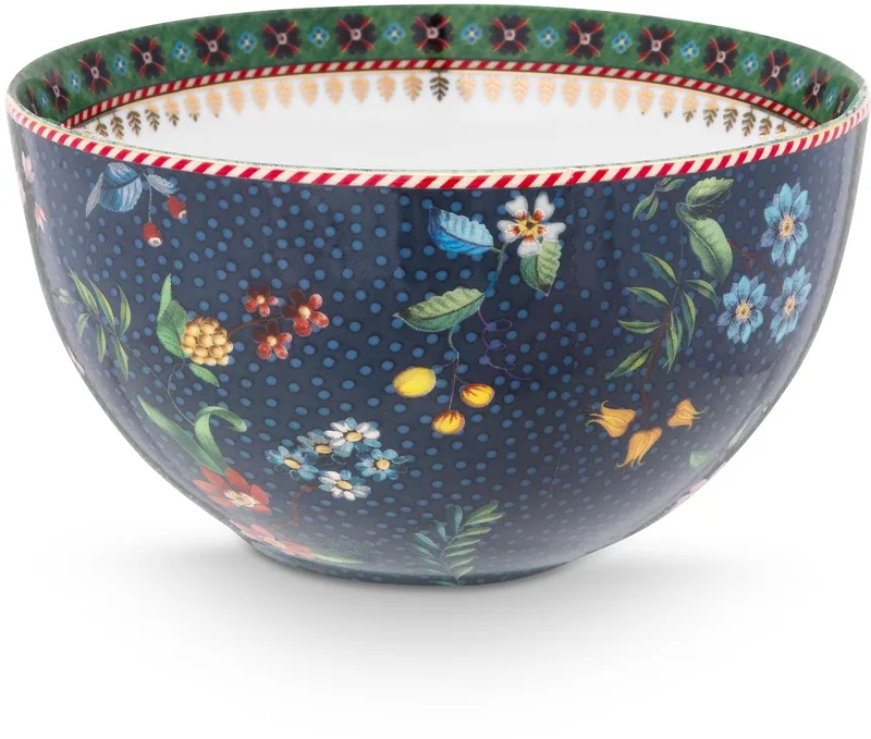 Berry Blues Kom 15cm - Porselein fra Pip Studio i Mørkeblå – produktbillede
