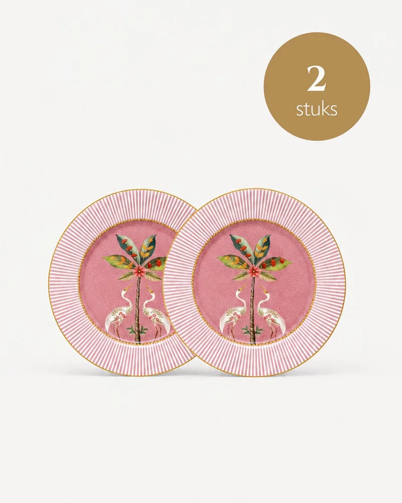 Borden - La Majorelle - 17 cm - Set van 2 by Pip Studio in Pink – product photo