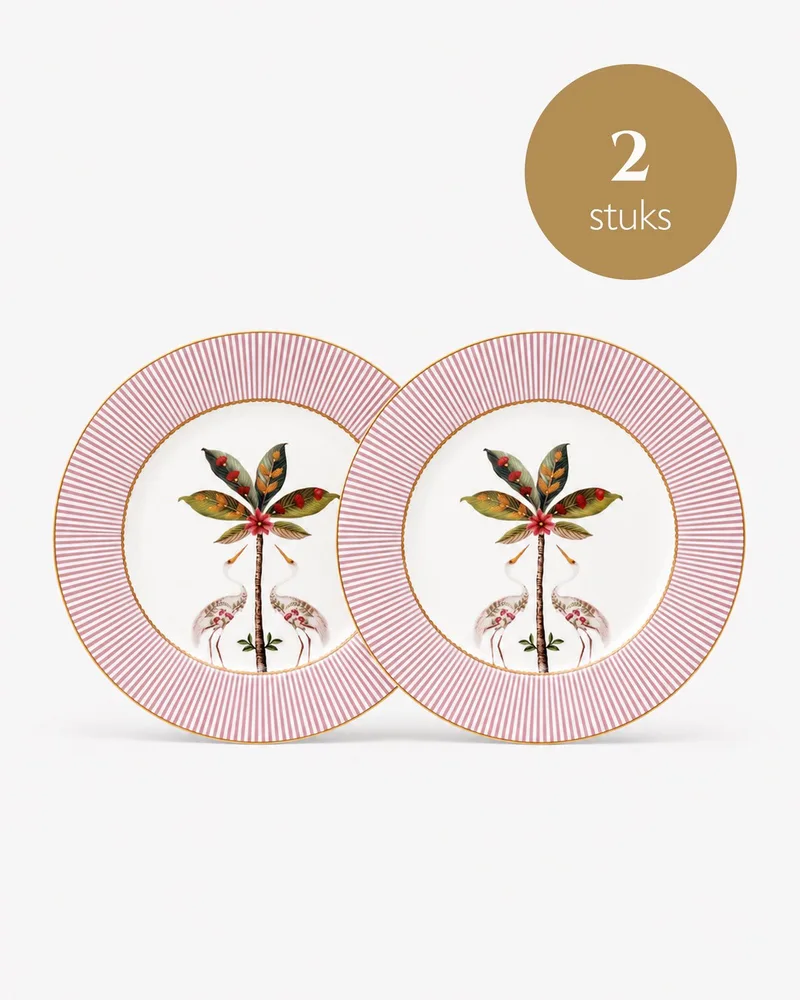 Borden - La Majorelle - 21 cm - Set van 2 von Pip Studio in Rosa – Produktfoto