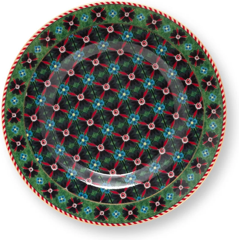 Clover Green petit four bordje diameter 12cm klein gebaksbordje de Pip Studio en Vert – photo produit