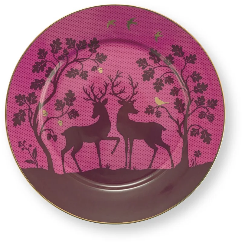Deerest Darling Gebaksbord 17 cm Porselein von Pip Studio in Rosa – Produktfoto