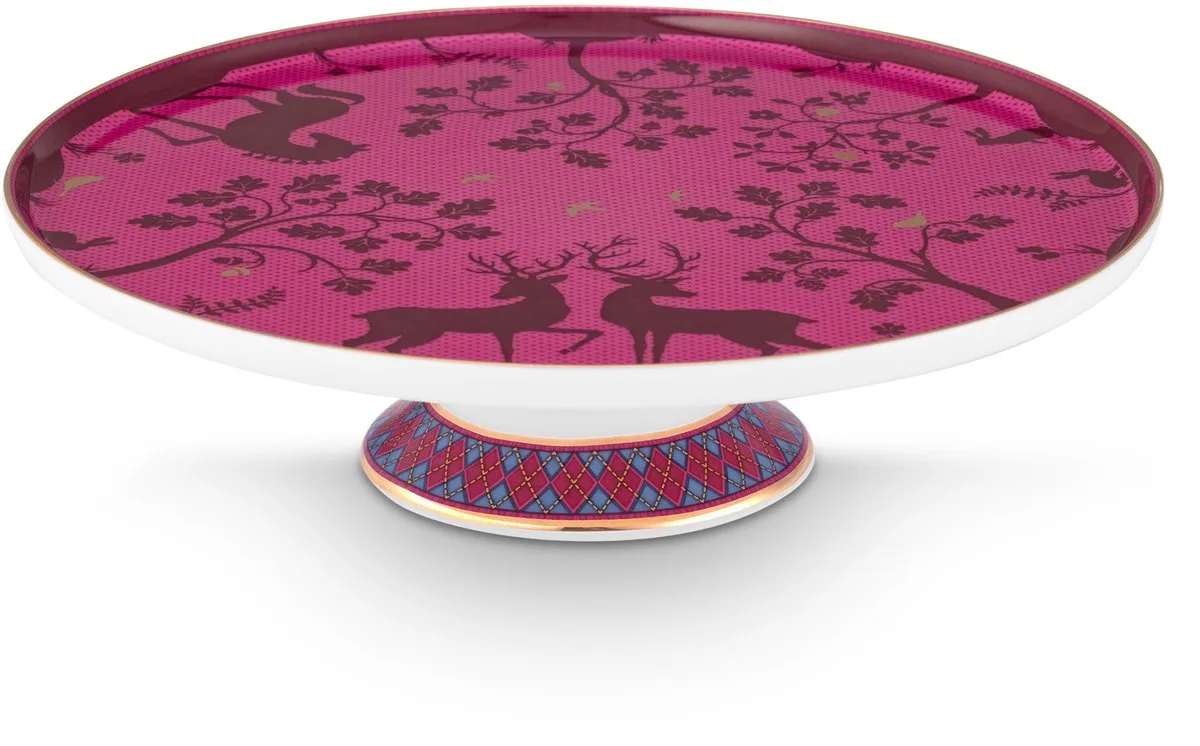 Deerest Darling Pink Taartplateau 21 cm de Pip Studio en Rose – photo produit