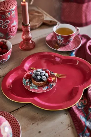 Flower Festival - espresso kop en schotel - set van 2 - 120ml von Pip Studio in Rosa – Produktfoto 3 von 3