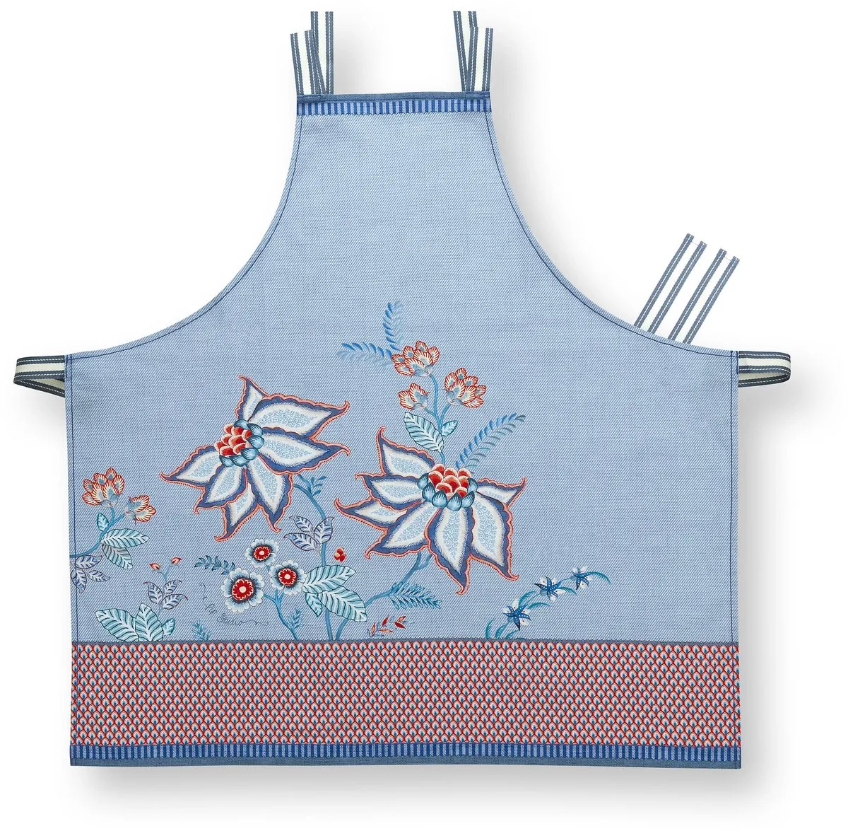 Flower Festival - Kookschort - Katoen - 85x88cm fra Pip Studio i Blå – produktbillede