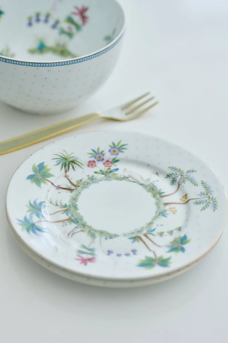 Jolie Borden - Gebaksbordjes - Bordenset - Servies set van 6 - 17cm by Pip Studio in White – product photo