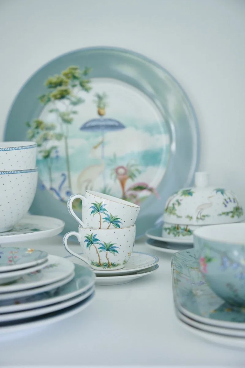 Jolie Borden - Ontbijtborden - Bordenset - Servies set van 6 - 21cm by Pip Studio in White – product photo