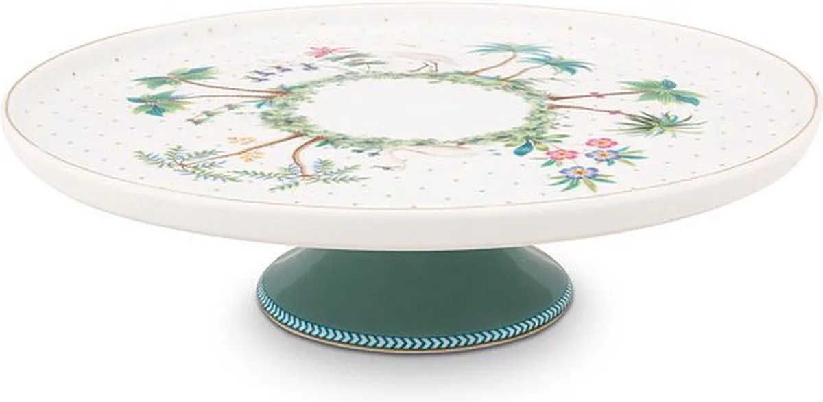 Jolie Dots Taartplateau - Servies - Mini Taartschaal - 21cm fra Pip Studio i Guld – produktbillede