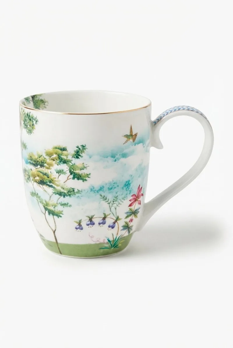 Jolie Mokken - Theemok - Koffiemok met Oor - Servies set van 6 - 450ml by Pip Studio in White – product photo