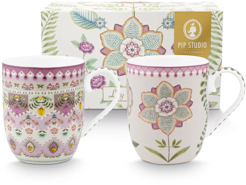 Kleine Mokken - Lily & Lotus - Set van 2 by Pip Studio in Multicolour – product photo