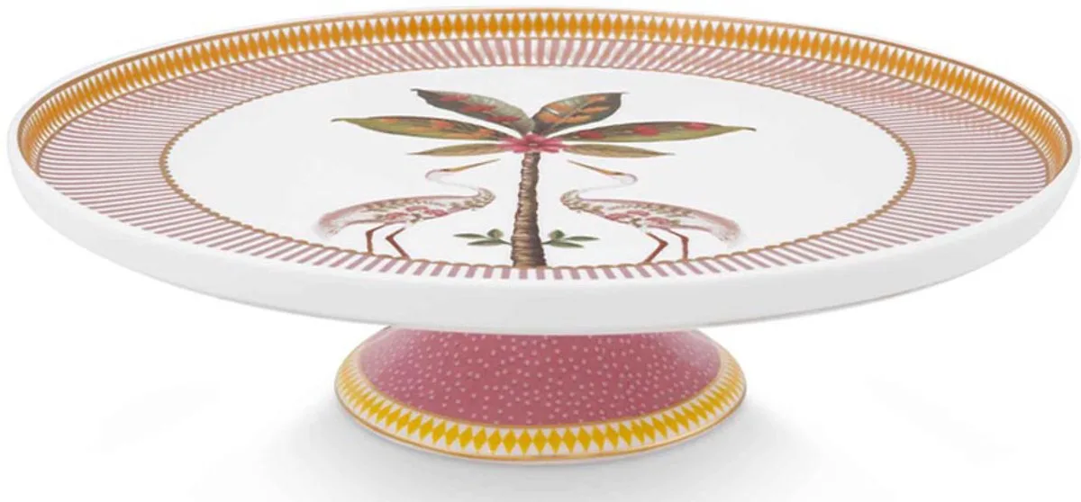 La Majorelle - Taartplateau - Porselein - 21cm fra Pip Studio i Lyserød – produktbillede