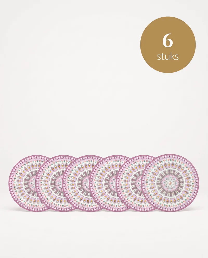 Lily & Lotus - Borden - Moon Delight Multi - 17 cm - Set van 6 by Pip Studio in Purple – product photo