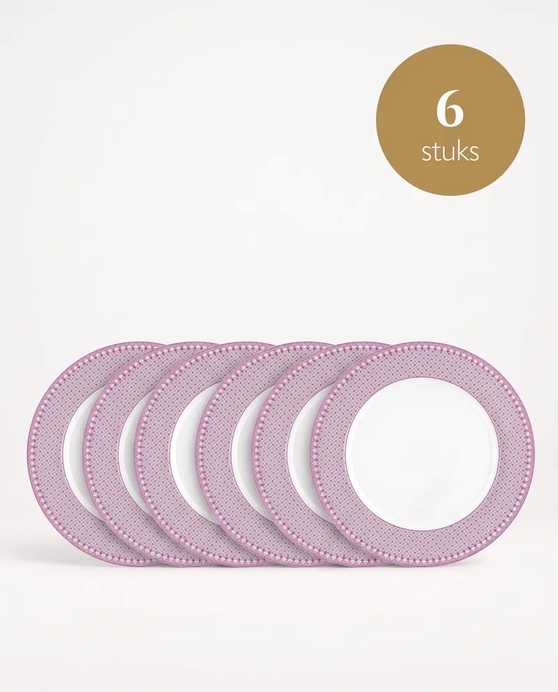 Lily & Lotus - Borden - Tiles Lilac - 26,5 cm - Set van 6 von Pip Studio in Lila – Produktfoto