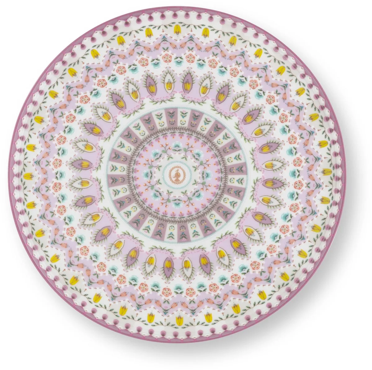Mini Taartplateau - Lily & Lotus Moon Delight - Multicolor - 21 cm by Pip Studio in Multicolour – product photo
