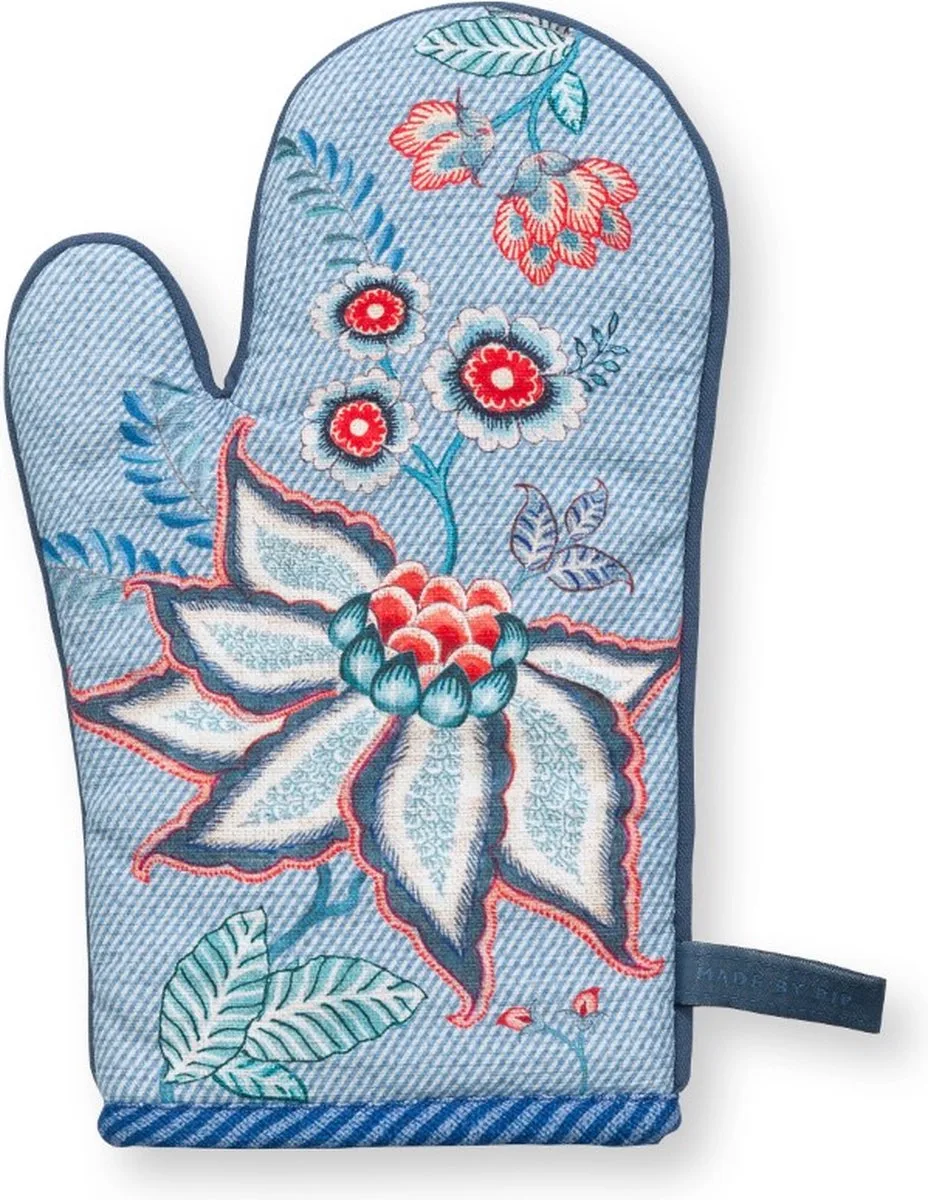 Ovenwant Flower Festival Blue 29x15cm (1) de Pip Studio en Bleu – photo produit