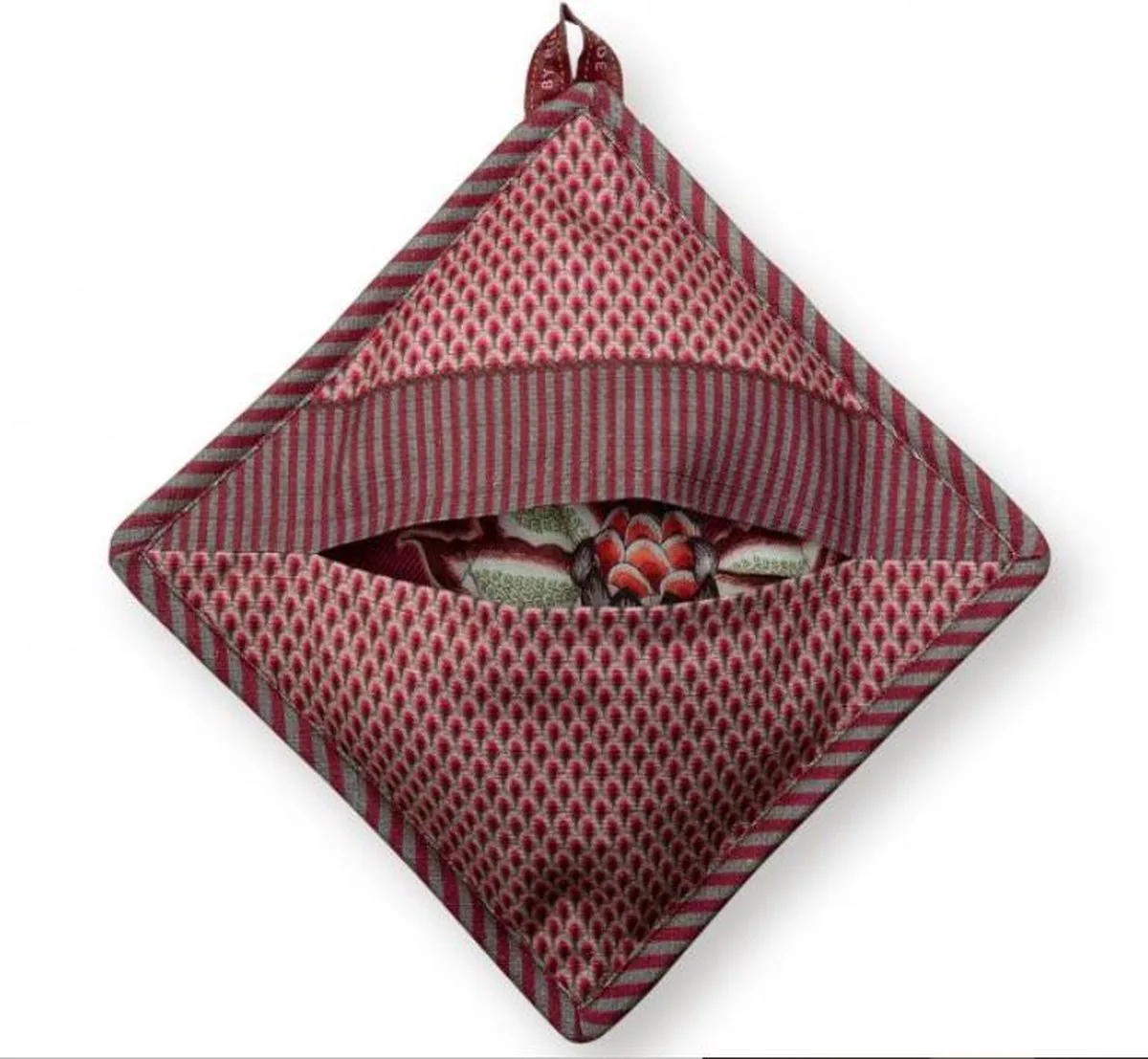 pannenlap Flower festival van Pip Studio in Dark pink – productfoto