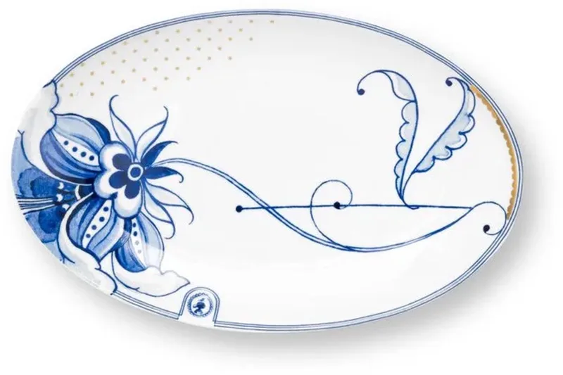 Pip & The Blue Bird White schaal ovaal 25cm by Pip Studio in White – product photo