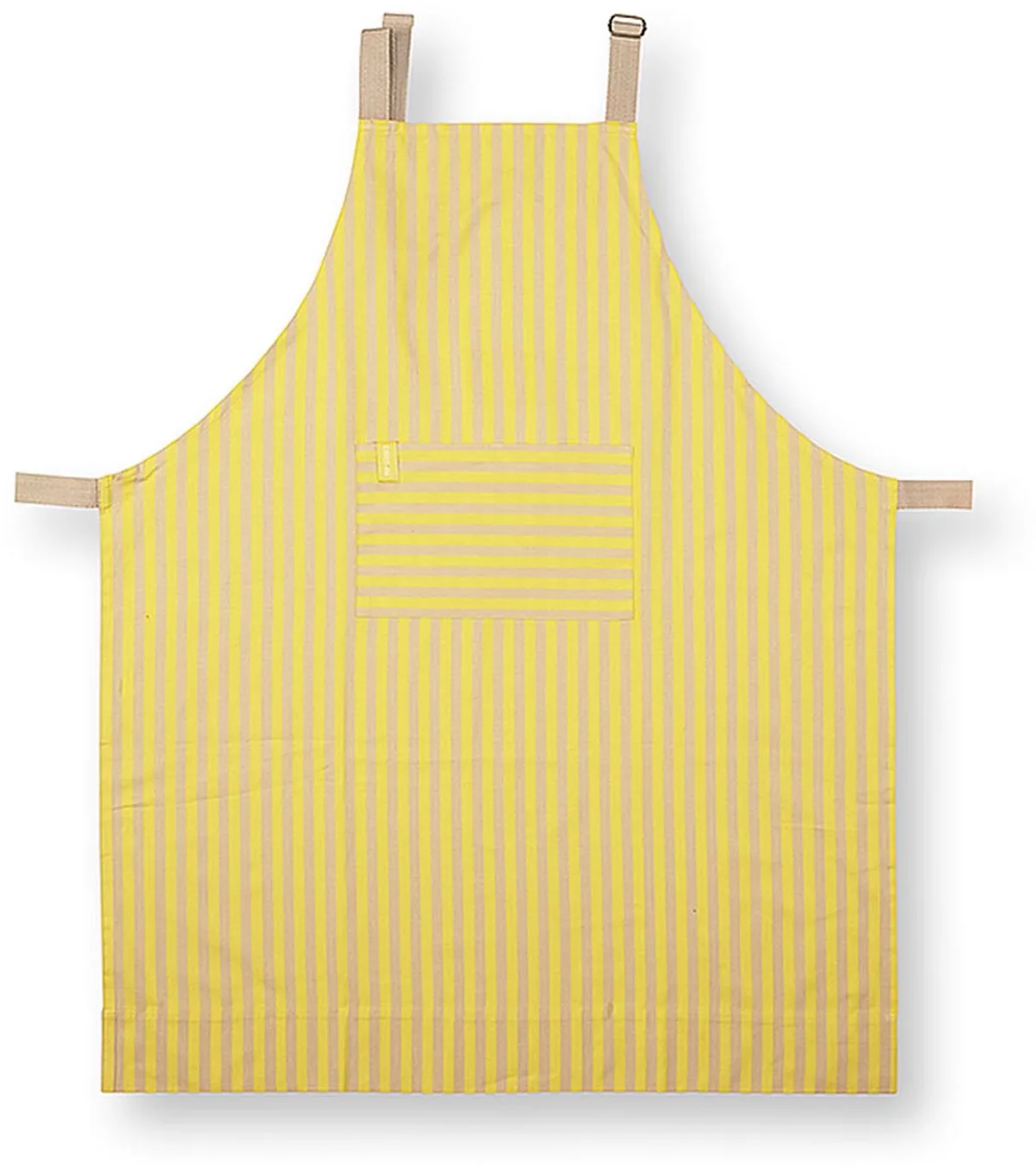 Schort - Stripes - 72x89,5 cm van Pip Studio in Geel – productfoto