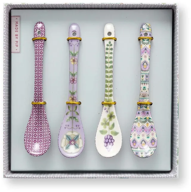 Theelepels - Lily & Lotus - 13 cm - Set van 4