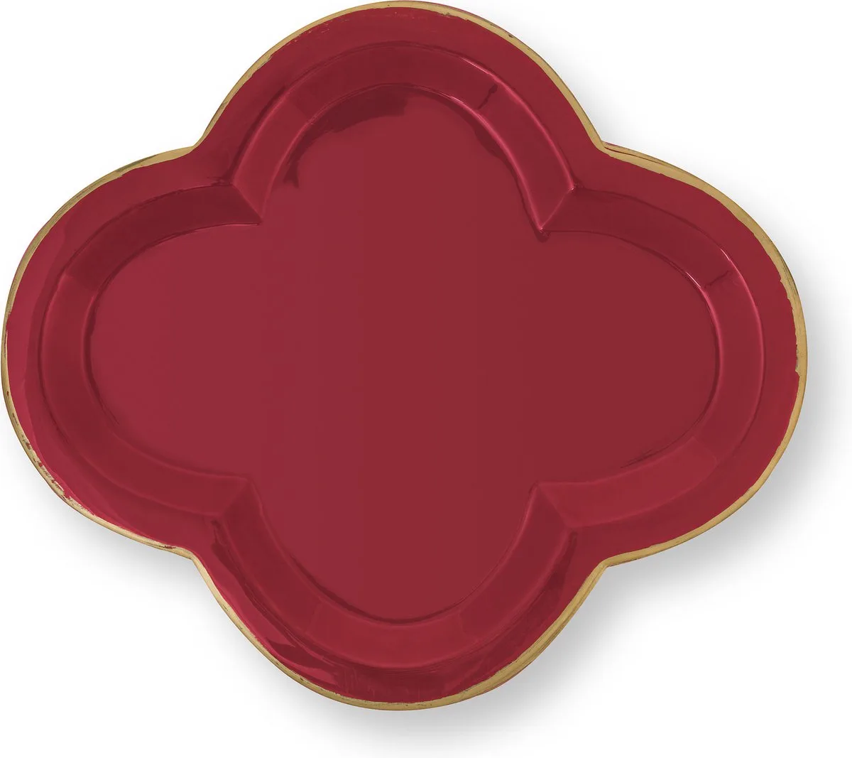 Tray Fancy Groot Dienblad - Donker Roze - 31x36 cm by Pip Studio in Donkerroze – product photo