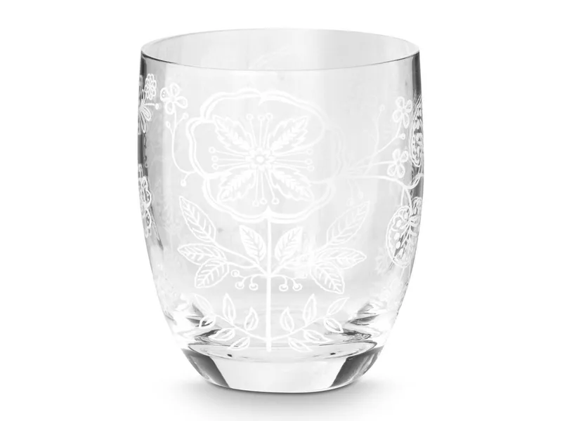 White Flower Set of 2 glazen - 280ml by Pip Studio in Transparent – product photo 2 of 5