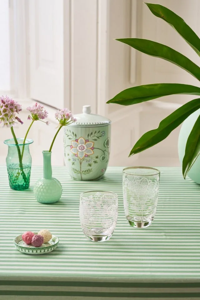 White Flower Set of 2 glazen - 280ml by Pip Studio in Transparent – product photo 5 of 5