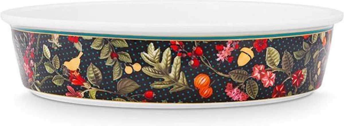 Winter wonderland - ovenschaal - 25,5x5 cm van Pip Studio in Donkerblauw – productfoto