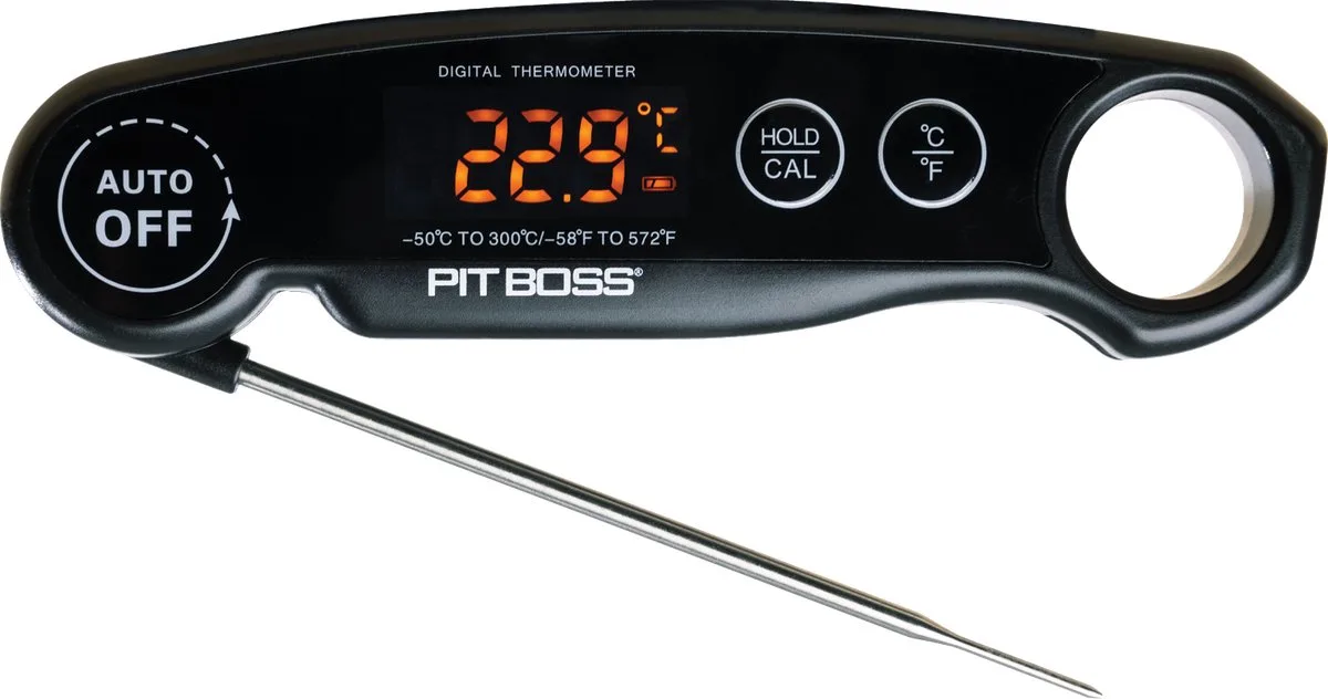 Grills - Digitale thermometer met LED-display van Pit Boss in Wit – productfoto