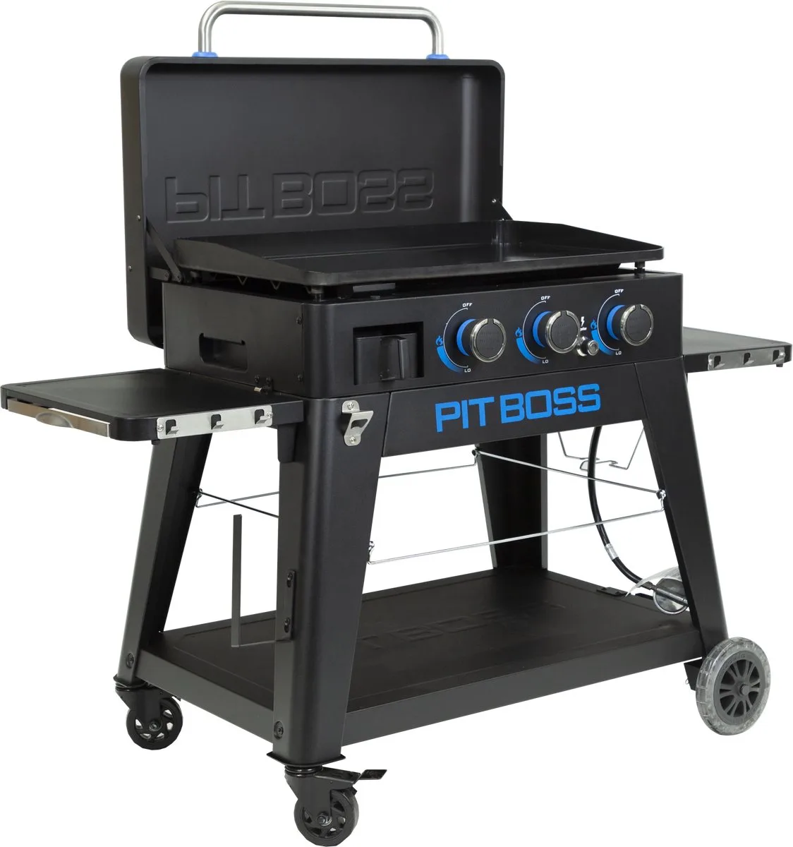 Pit Boss 3-pits ultimate lift - off plancha van Pit Boss in Zwart – productfoto