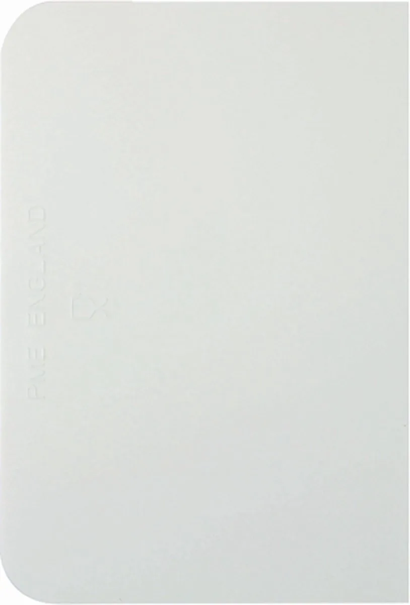 Deegschraper / Deegkrabber / Deegsnijder / Deegsteker - Kunststof - 13,3cm x 9,3cm - Spatel voor taart, beslag, cake en icing de PME en Blanc – photo produit