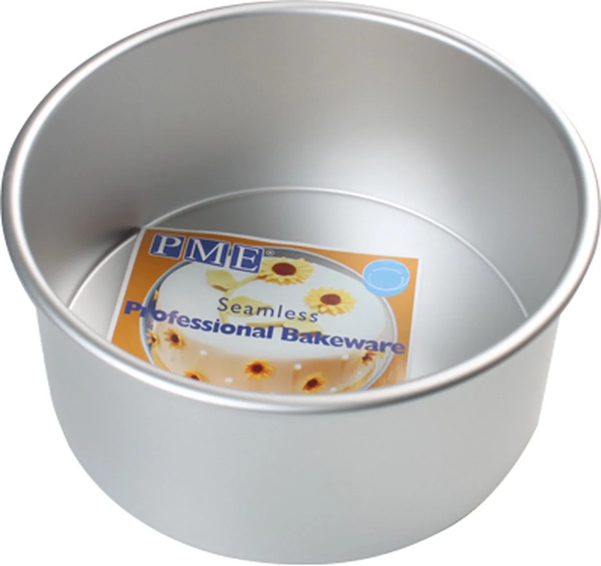 Extra Diepe Ronde Bakvorm Ø 20 x 10cm de PME en Argent – photo produit
