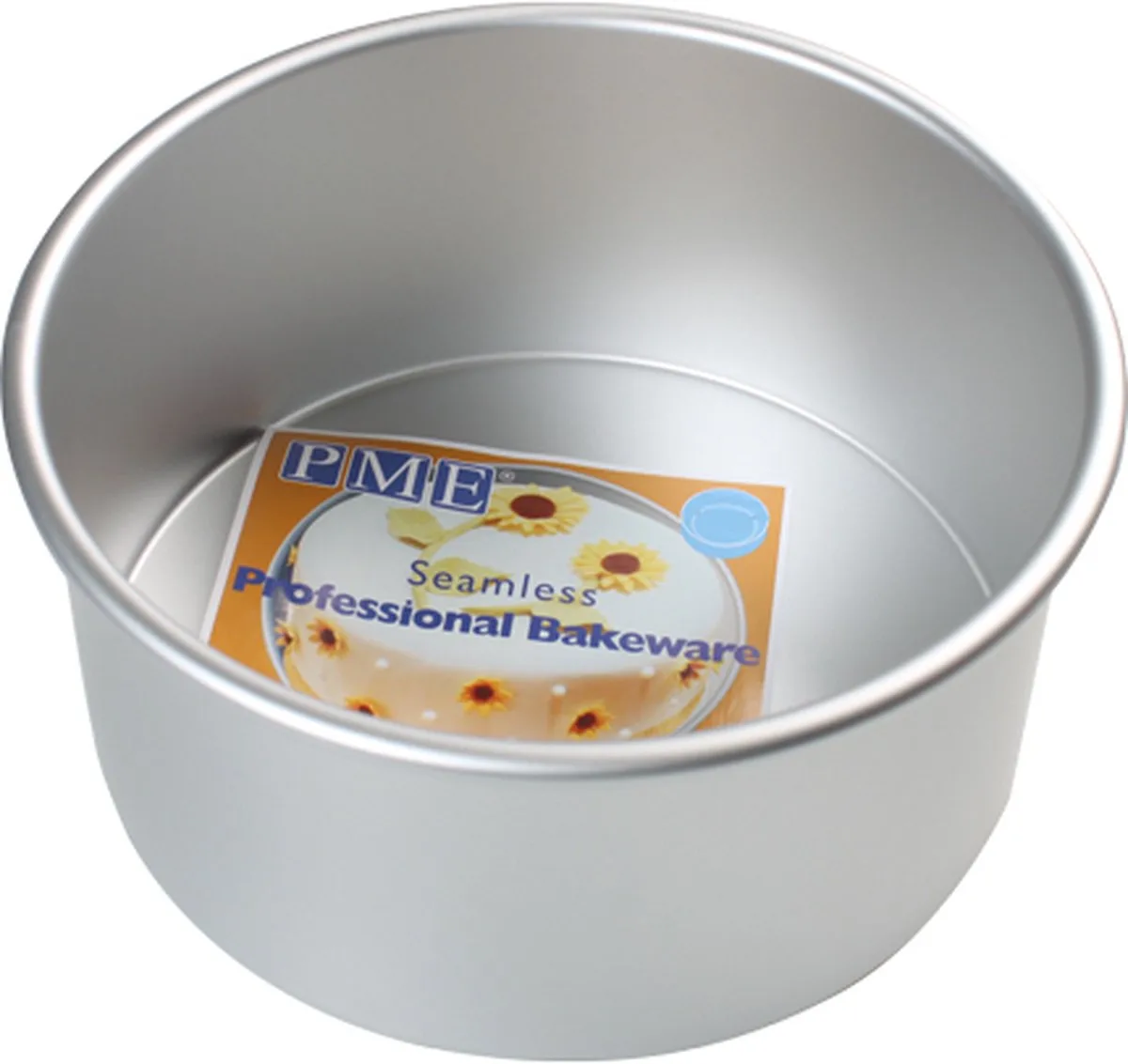 Extra Diepe Ronde Bakvorm Ø 27,5 x 10cm de PME en Argent – photo produit