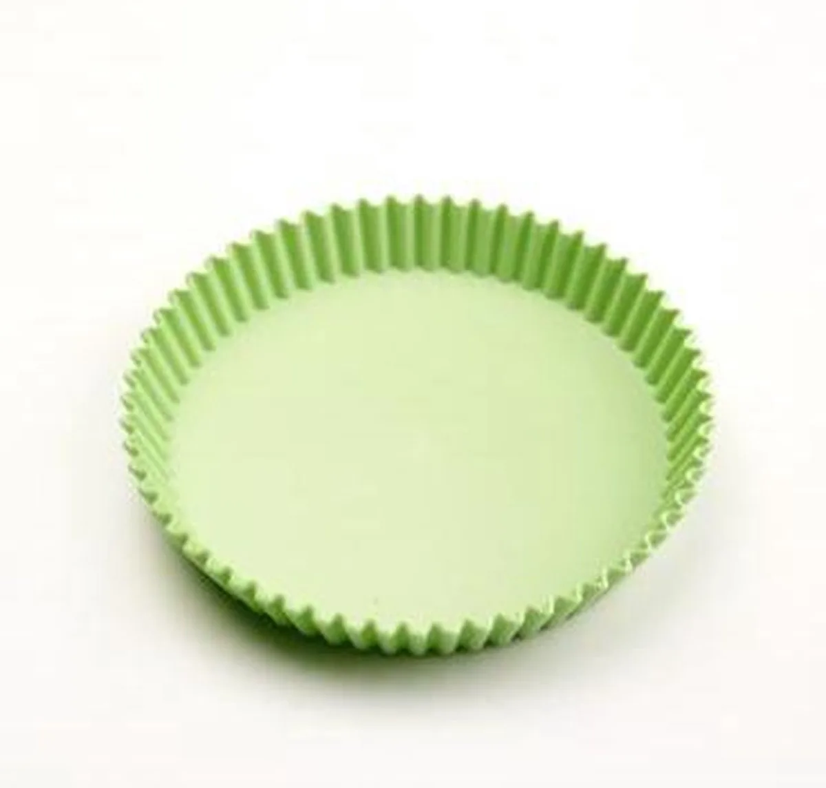 Bakvorm - Geribd - Vaatwasserbestendig - Ø 18.5cm van Point-Virgule in Groen – productfoto