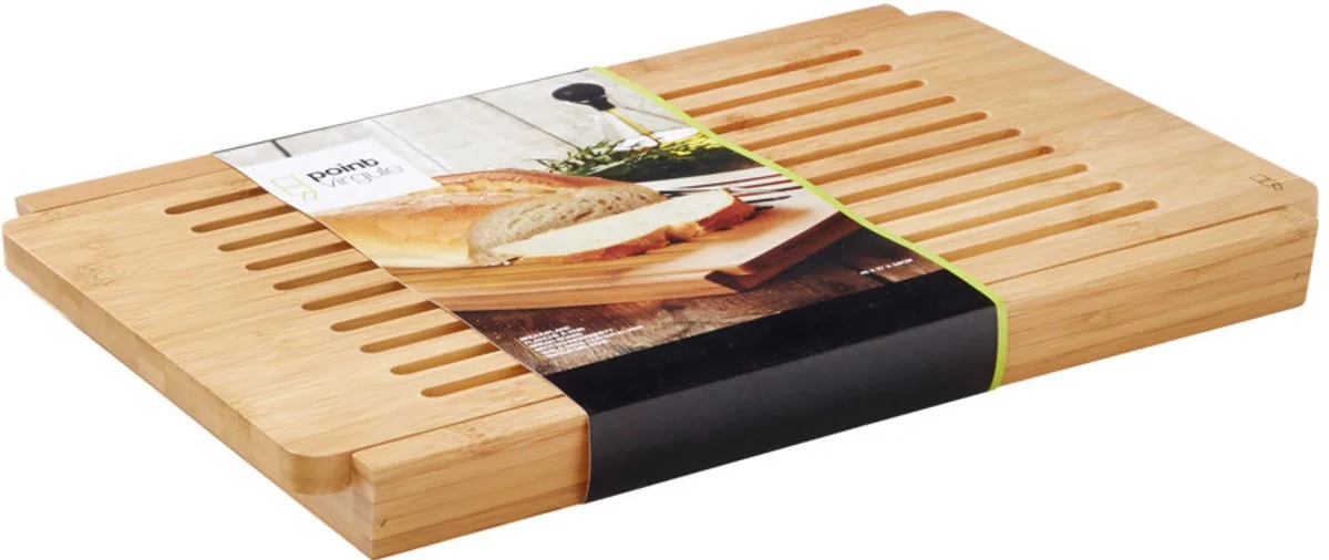 Basic by Point-Virgule broodplank bamboe - 40 x 25 x 1.6 cm van Point-Virgule in Bruin – productfoto