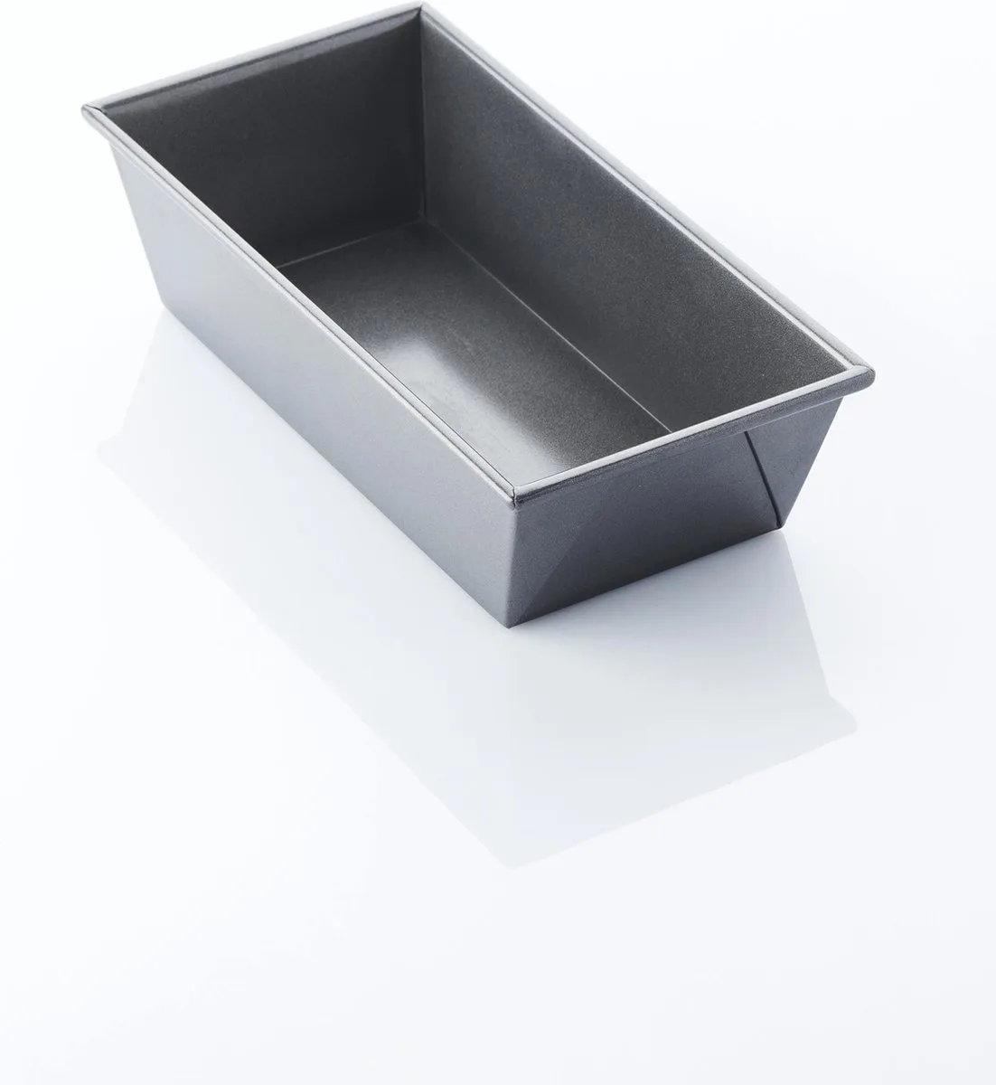 brood-/cakevorm - anti-aanbaklaag - 30x15x8cm van Point-Virgule in Donkergrijs – productfoto