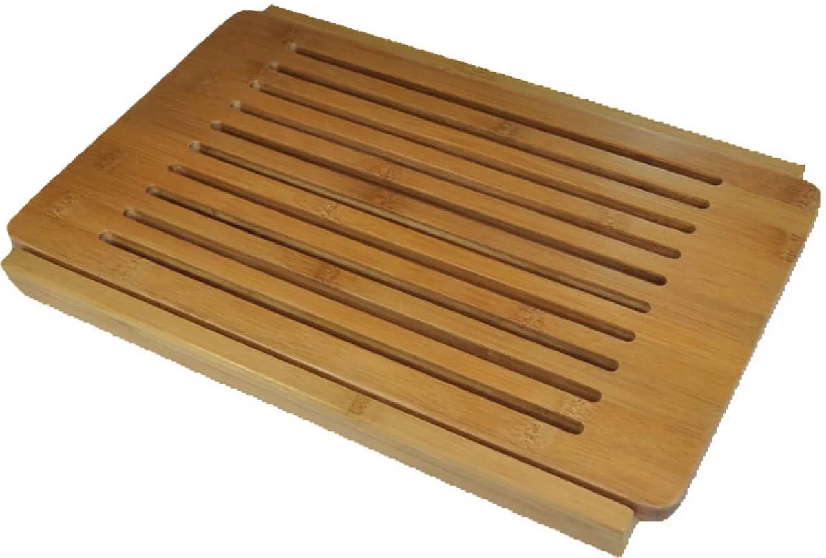 broodplank - bamboe - 40x27x3.5cm van Point-Virgule in Houtkleur – productfoto