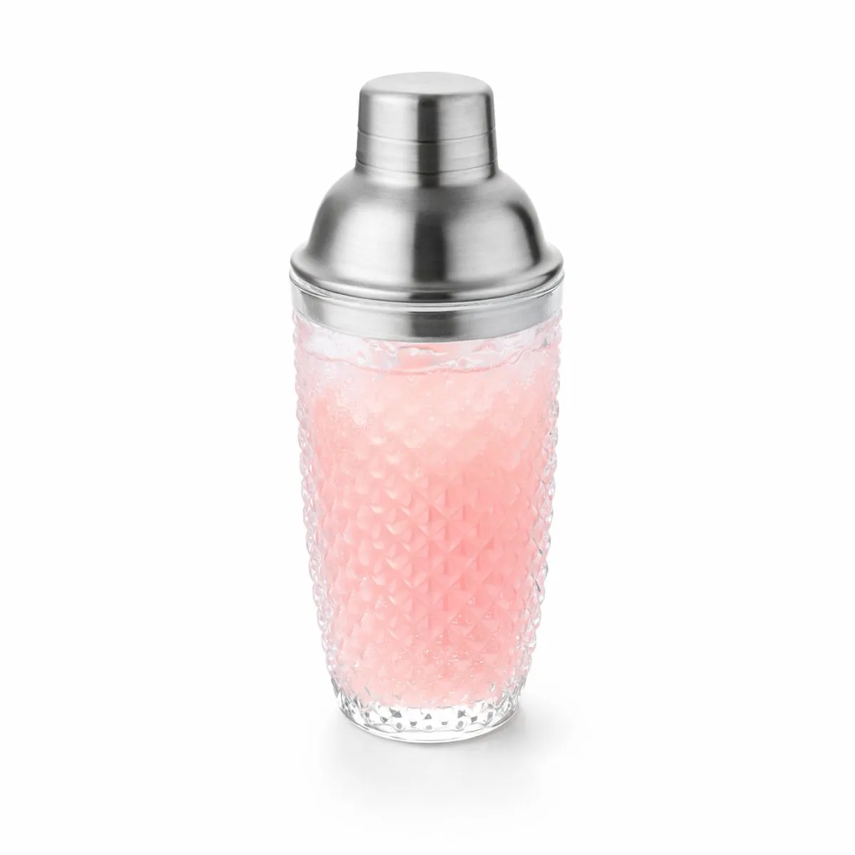 cobbler shaker uit glas en geborsteld rvs 400ml van Point-Virgule in Transparant – productfoto