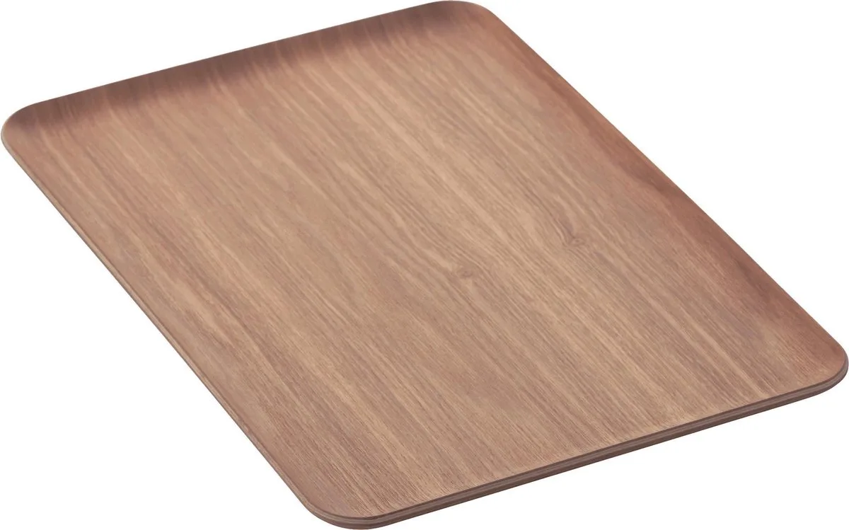 Dienblad 39 x 27 cm van Point-Virgule in Walnoot – productfoto