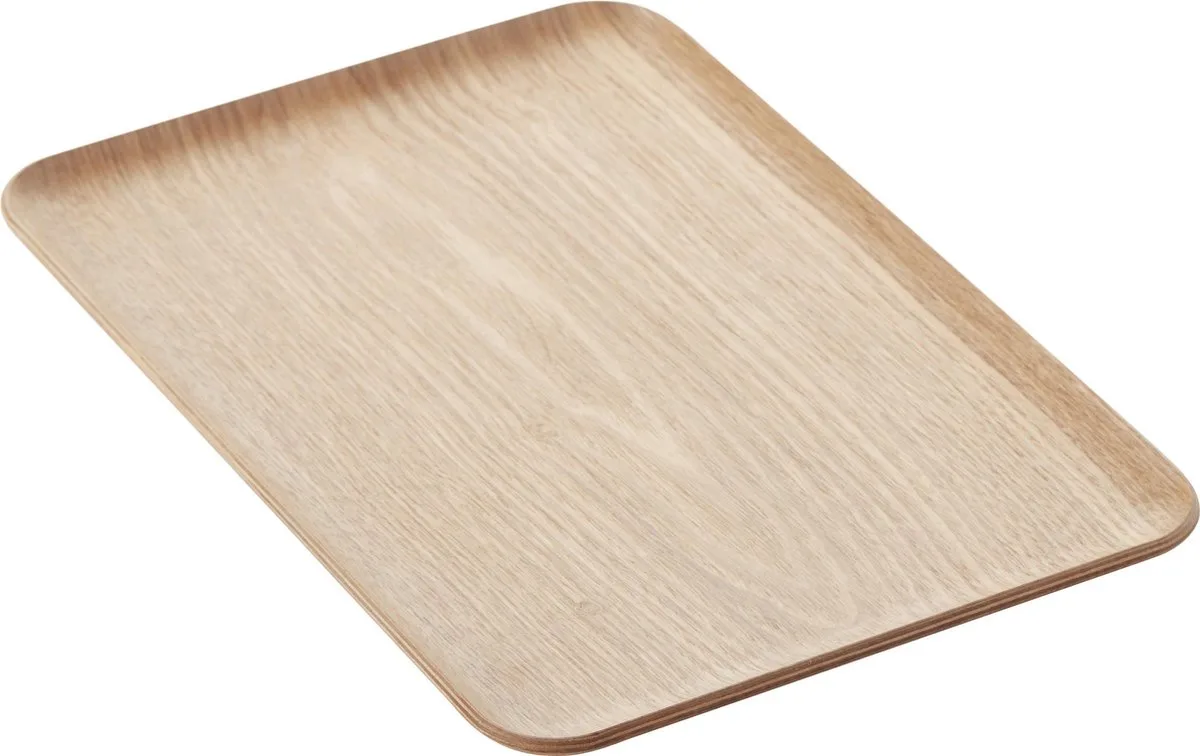 Dienblad - Houtkleur - Rechthoekig - 33.5 x 23 cm van Point-Virgule in Meerkleurig – productfoto