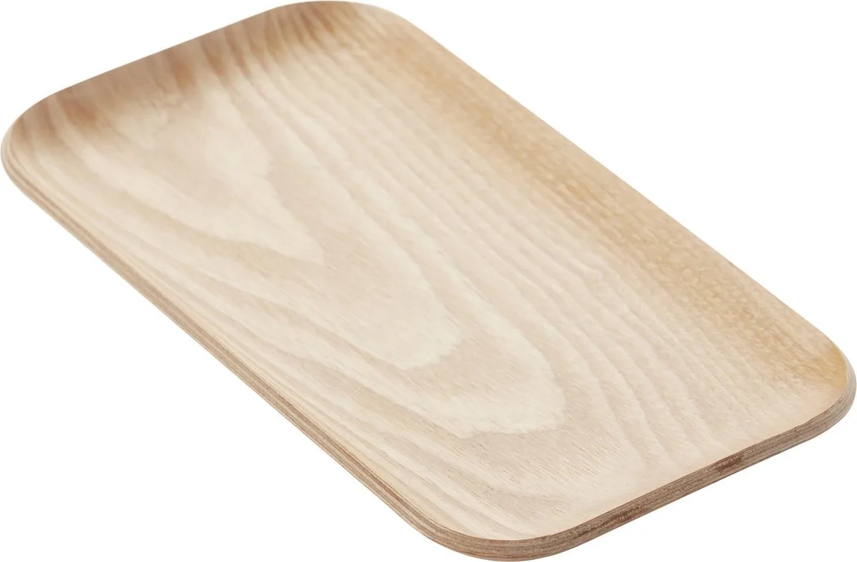 Dienblad - Rechthoekig - Houtkleur - 22.5 x 12.5cm van Point-Virgule in Hout – productfoto
