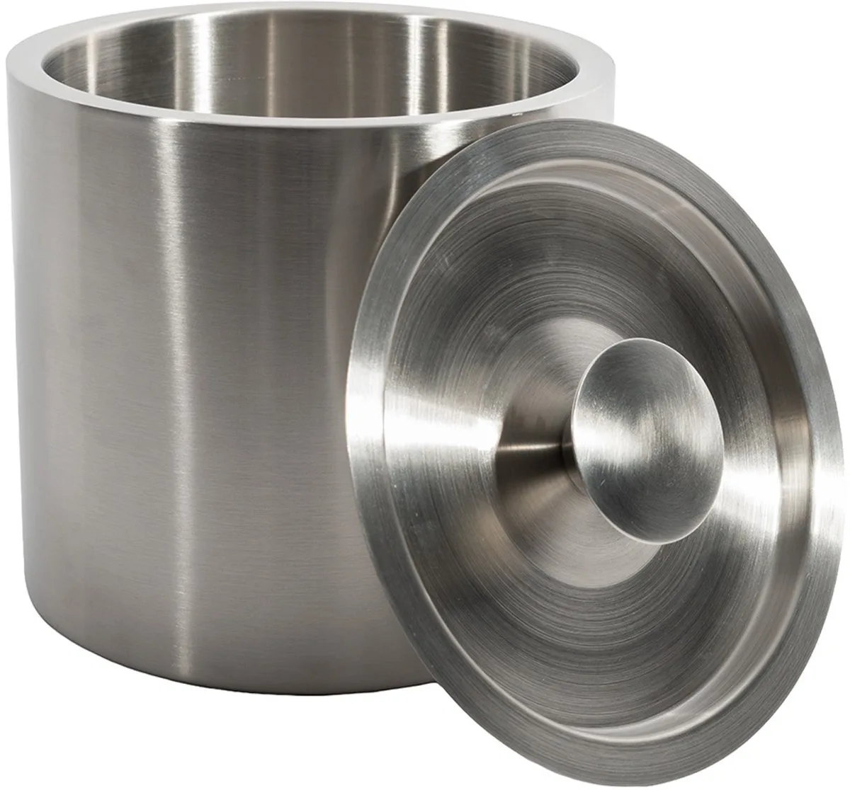 dubbelwandige ijsemmer uit rvs 3L by Point-Virgule in Zilvergrijs – product photo