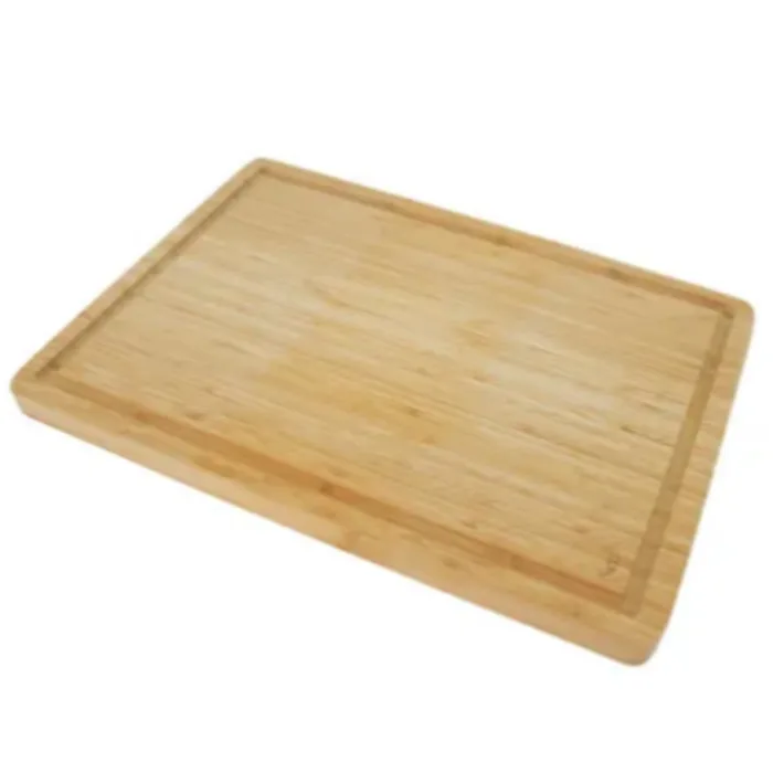 Houten plank - Snijplank met sapgeul 51x35cm Bamboe van Point-Virgule – productfoto