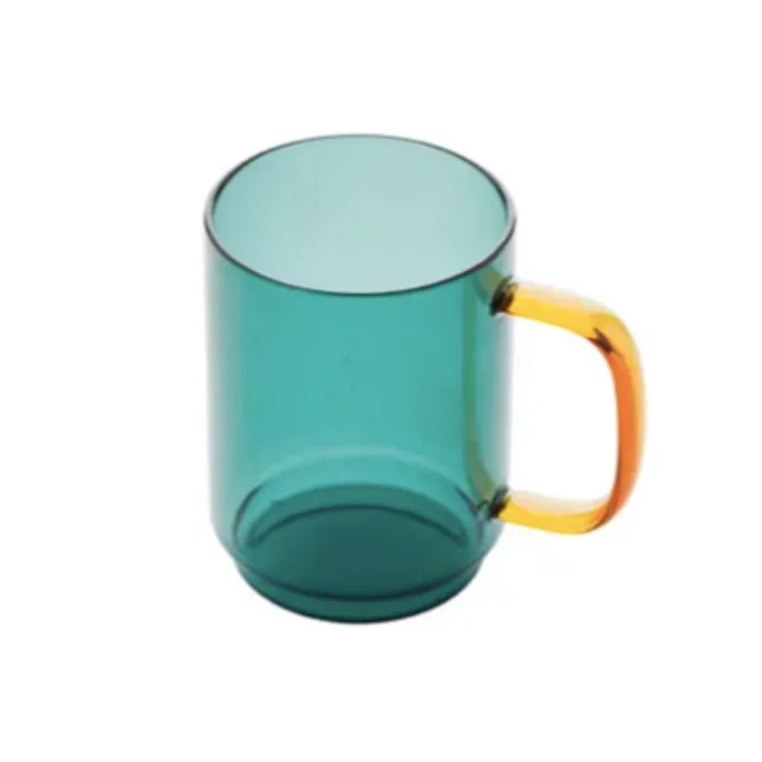 Koffie & Thee - Theeglas 0,34l Groen/Amber van Point-Virgule – productfoto