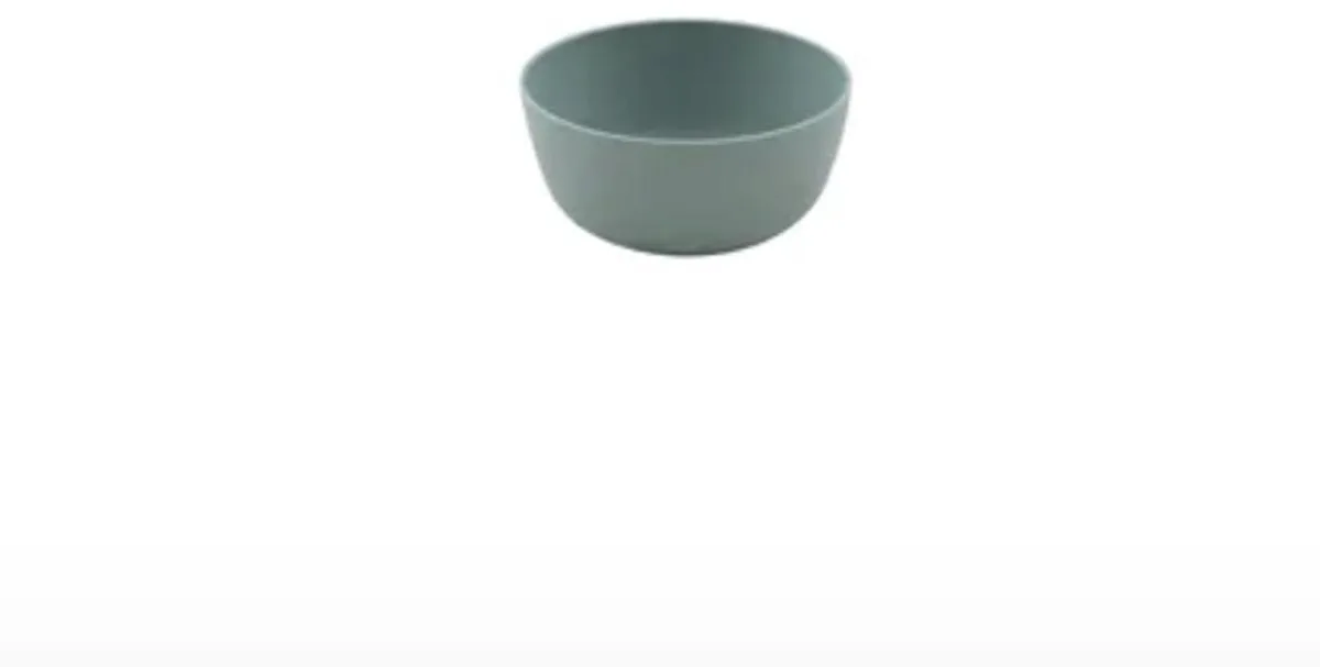 Kom uit PLA saliegroen ø 10cm H 4.6cm van Point-Virgule in Groen – productfoto